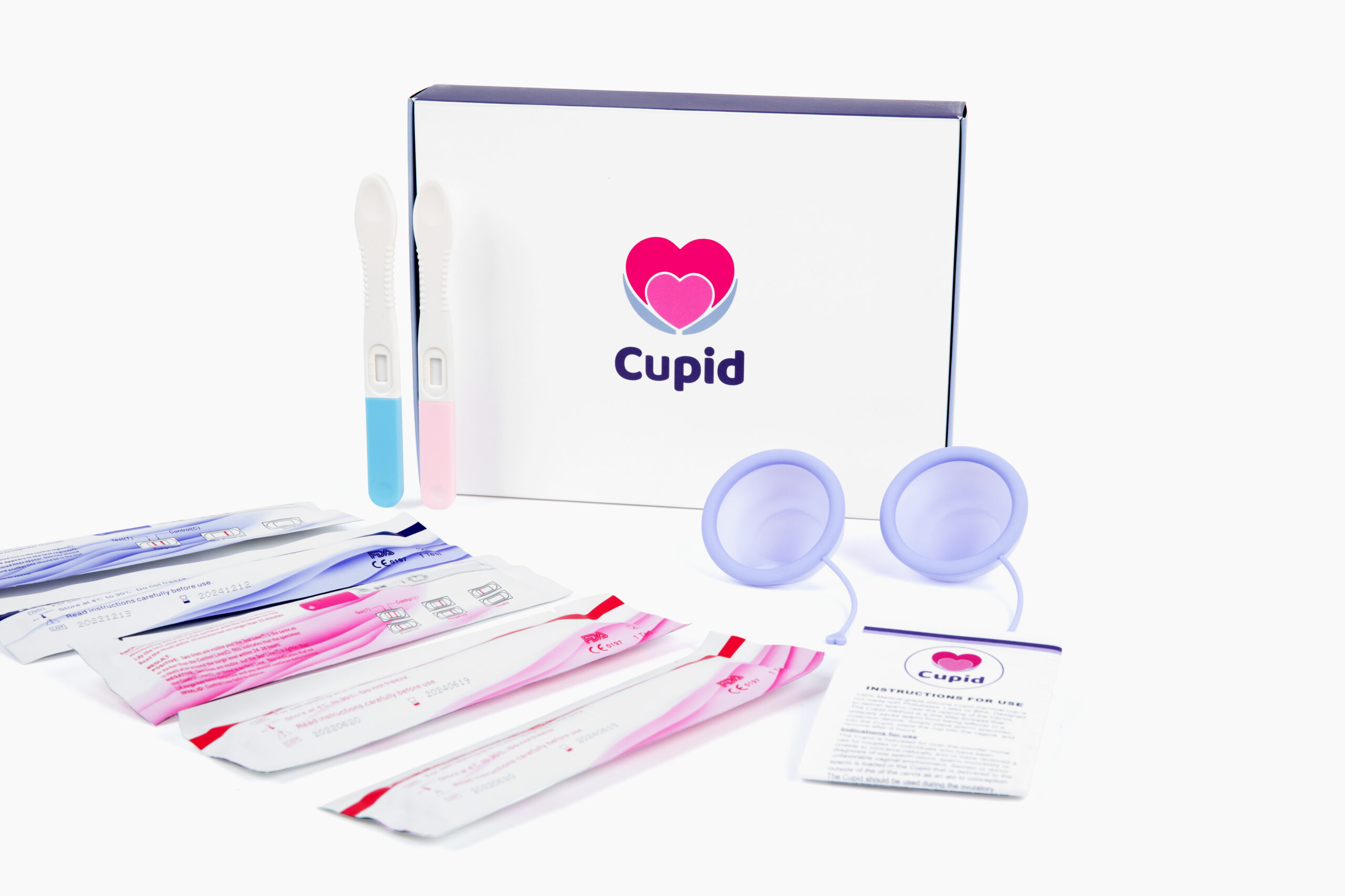 Cupid Baby Intracervical Insemination Conception Cup for frozen or low volume sperm, emphasizing ease of use and effectiveness in a hopeful and supportive setting.